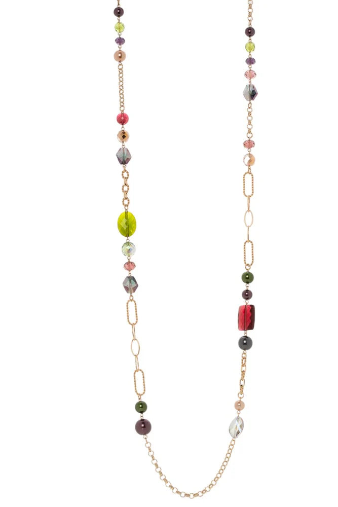 Collana lunga Madame - Multicolor