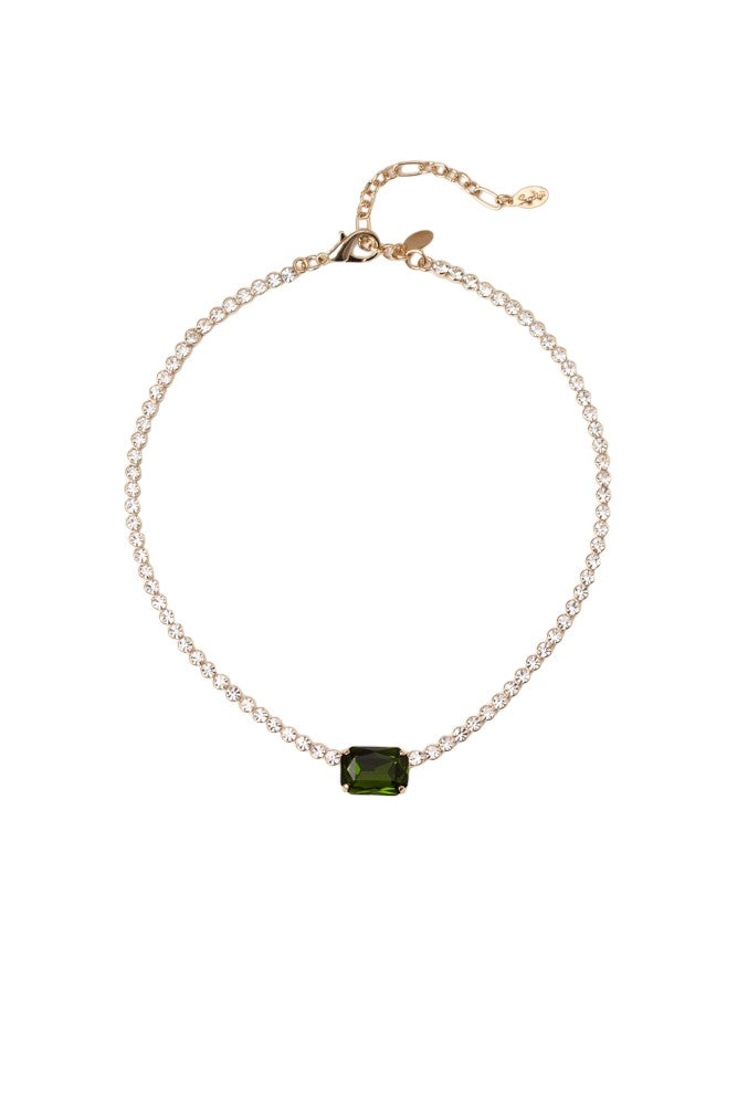 Girocollo di strass Madame - Nero