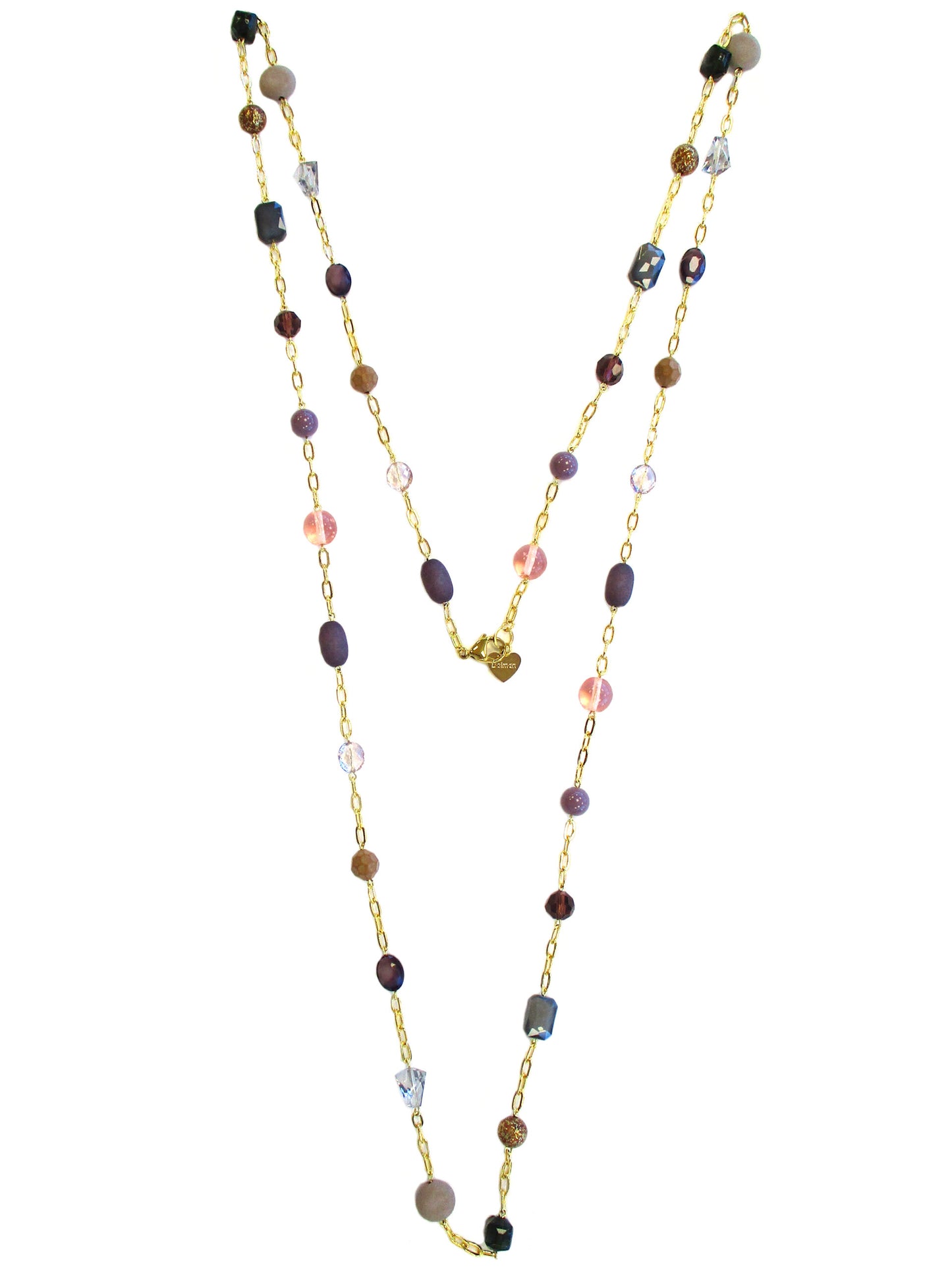 Collana incatenata in cristalli e resine Sarabi