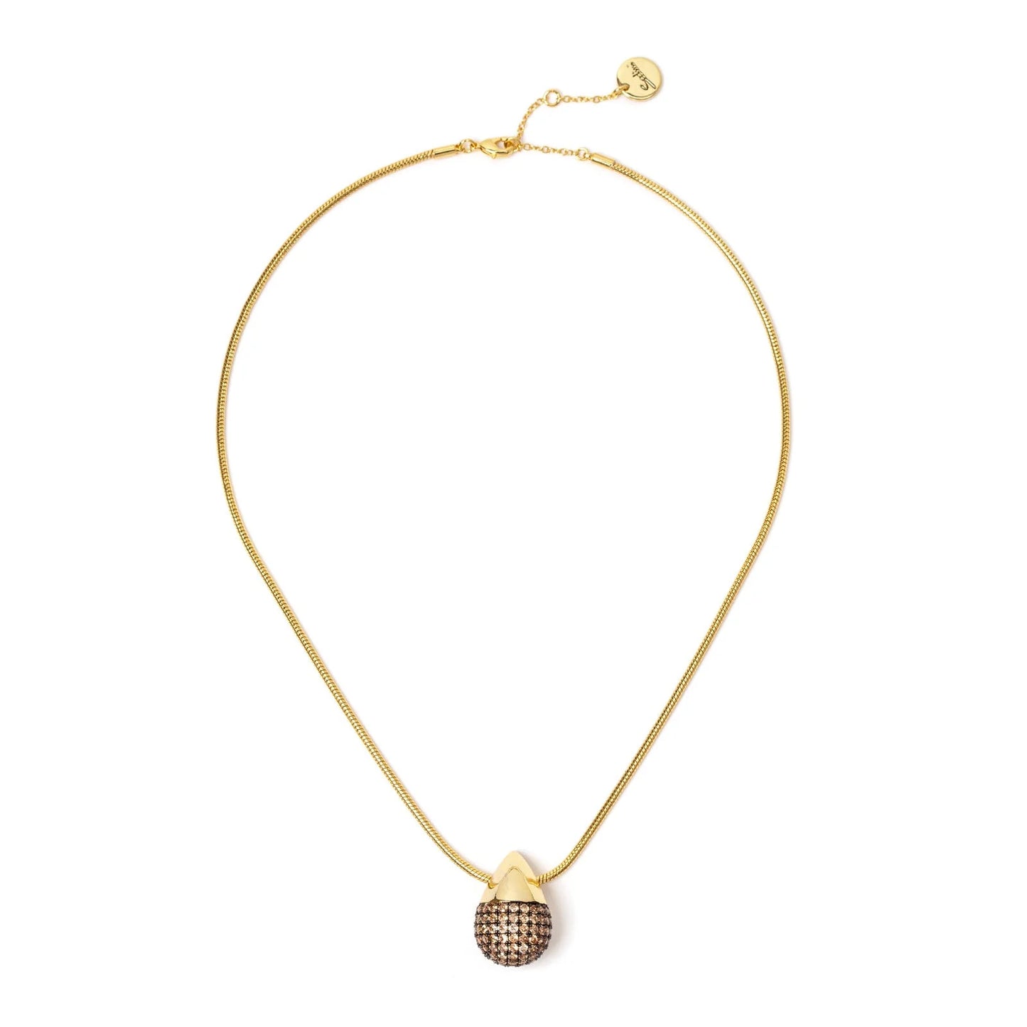 Girocollo con charm a goccia Judith - Oro