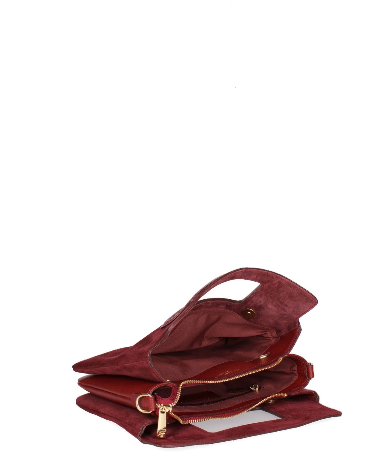 SHOULDER BAG SUDE RUBINO