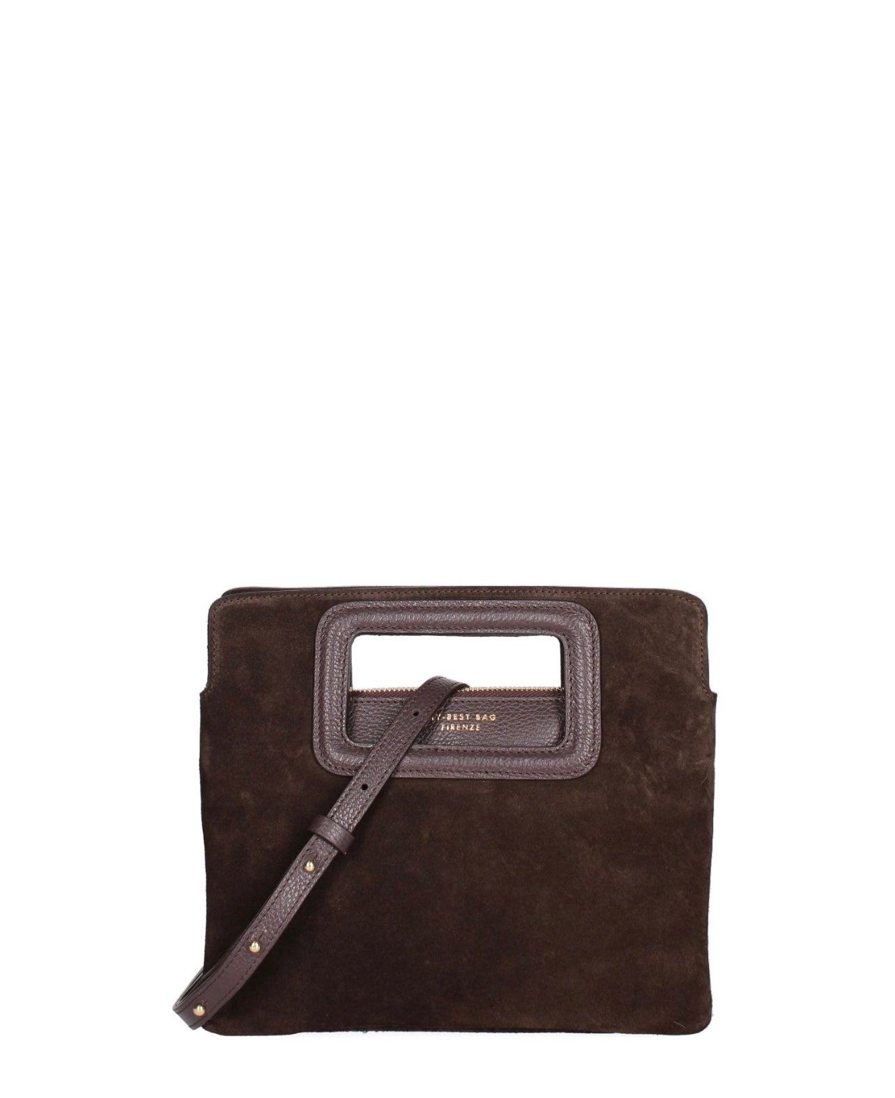 SHOULDER BAG SUDE CIOCCOLATO