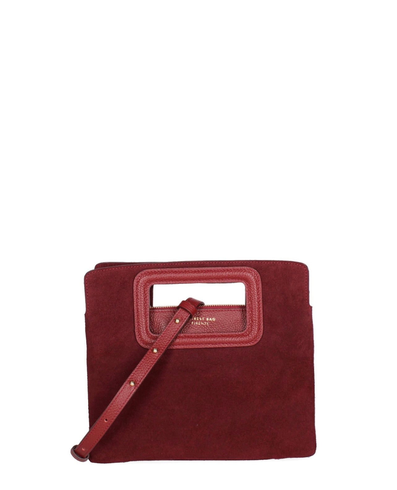 SHOULDER BAG SUDE RUBINO