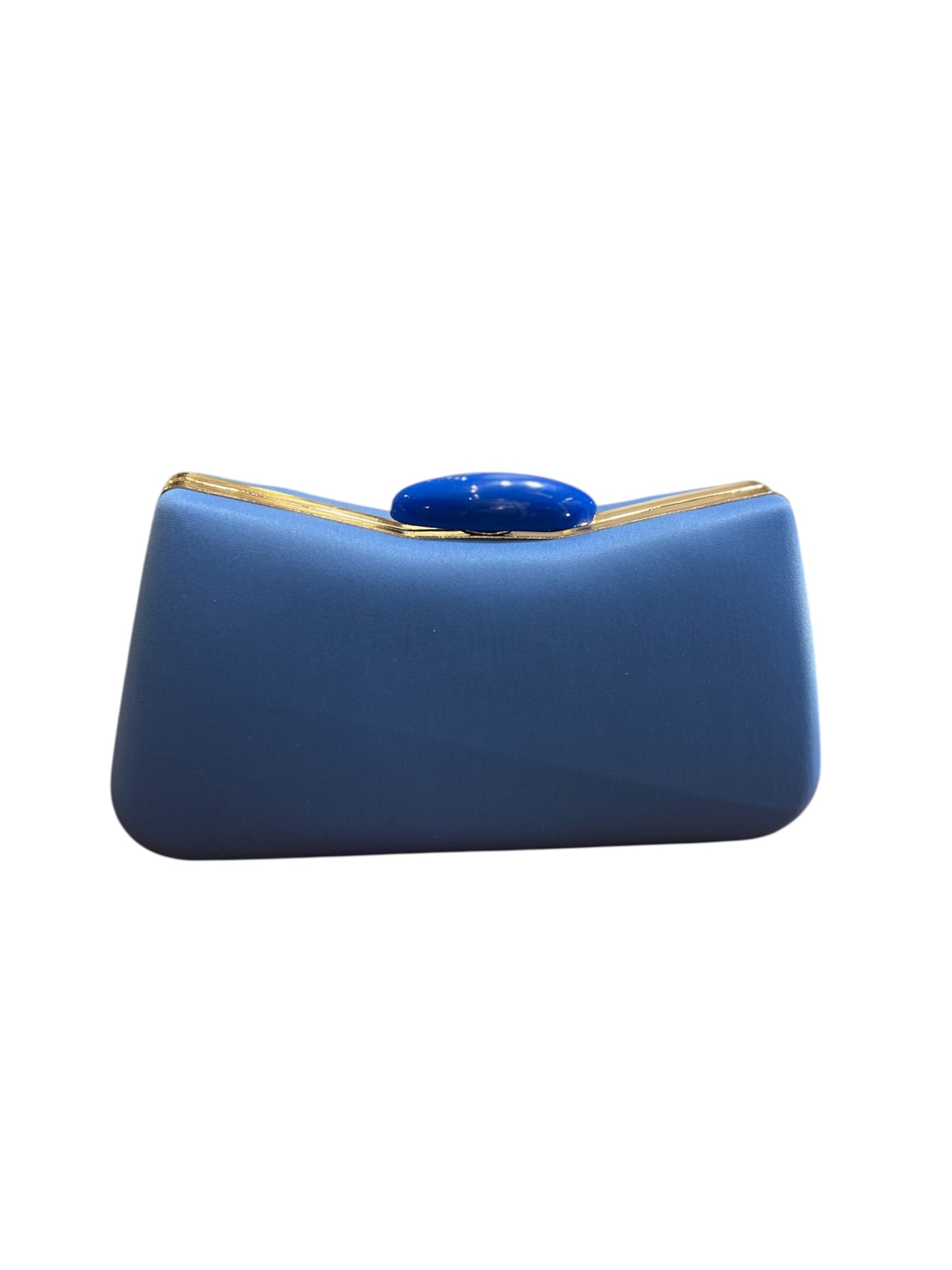 Clutch Tessuto Blu