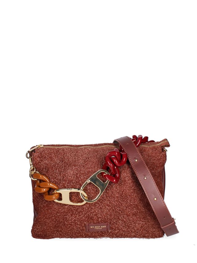 SHOULDER BAG BIG CON TRE SCOMPARTI PELLE