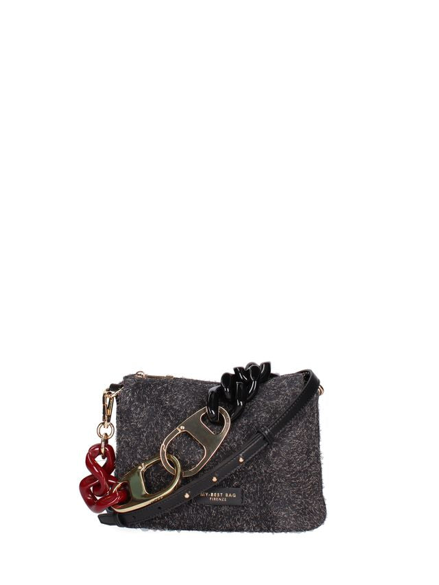 SHOULDER BAG SMALL CON TRE SCOMPARTI PELLE