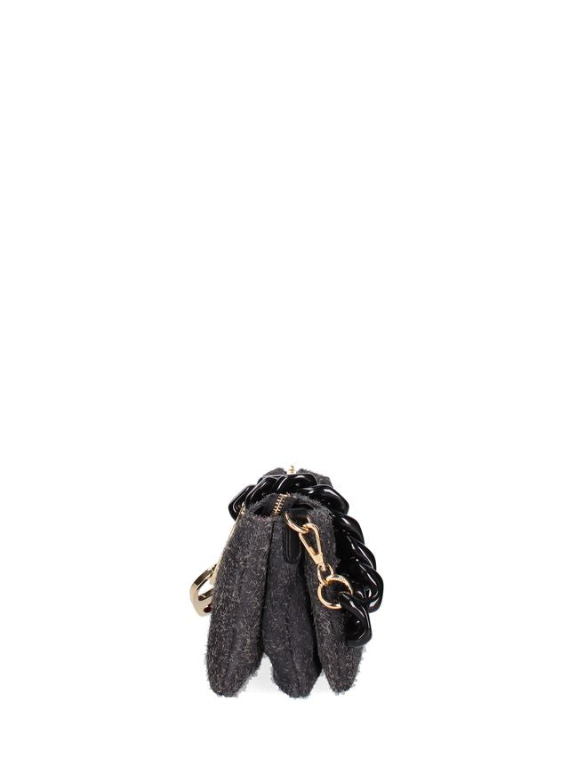 SHOULDER BAG SMALL CON TRE SCOMPARTI PELLE