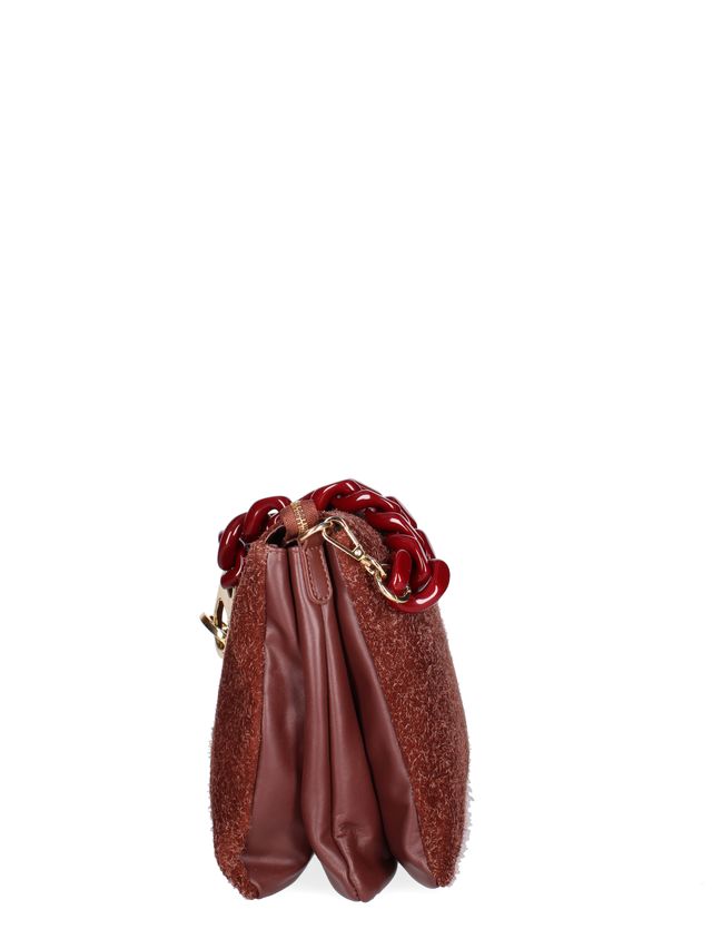 SHOULDER BAG BIG CON TRE SCOMPARTI PELLE