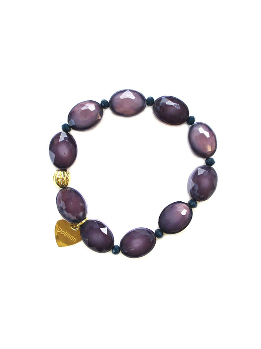 Bracciale elastico con elementi in cristallo Brividi