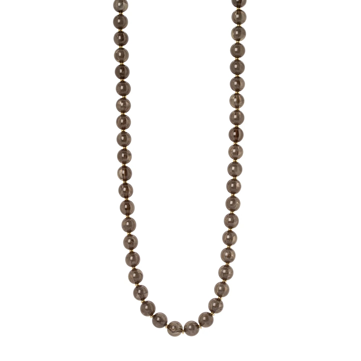 Collana a sfere traslucide Ester - Grigio