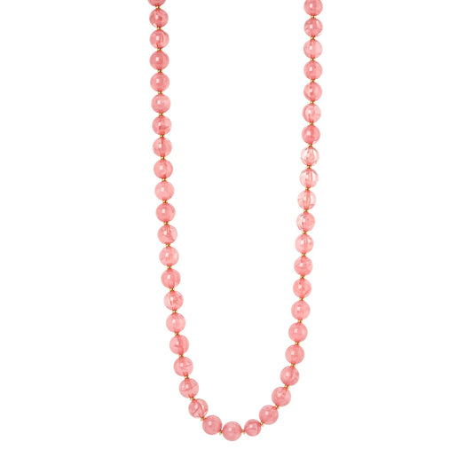 Collana a sfere traslucide Ester - Rosa