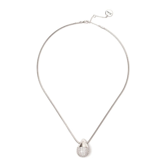 Girocollo con charm a goccia Judith - Argento