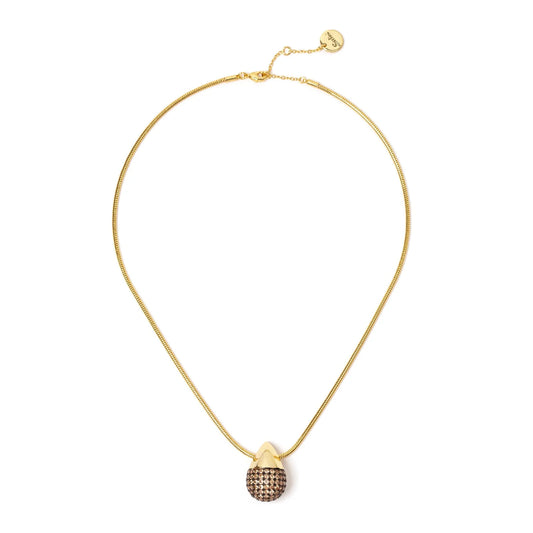 Girocollo con charm a goccia Judith - Oro