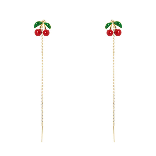 Orecchini saliscendi ciliege Juicy - Multicolor Momenti By Sodini