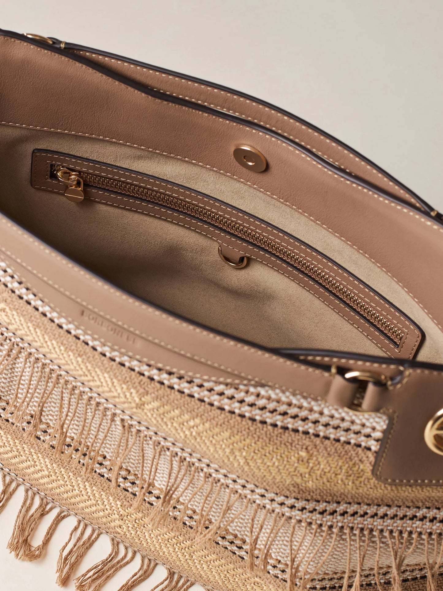 LONDON BORSA HOBO MEDIUM Borsa a mano in Tessuto jacquard