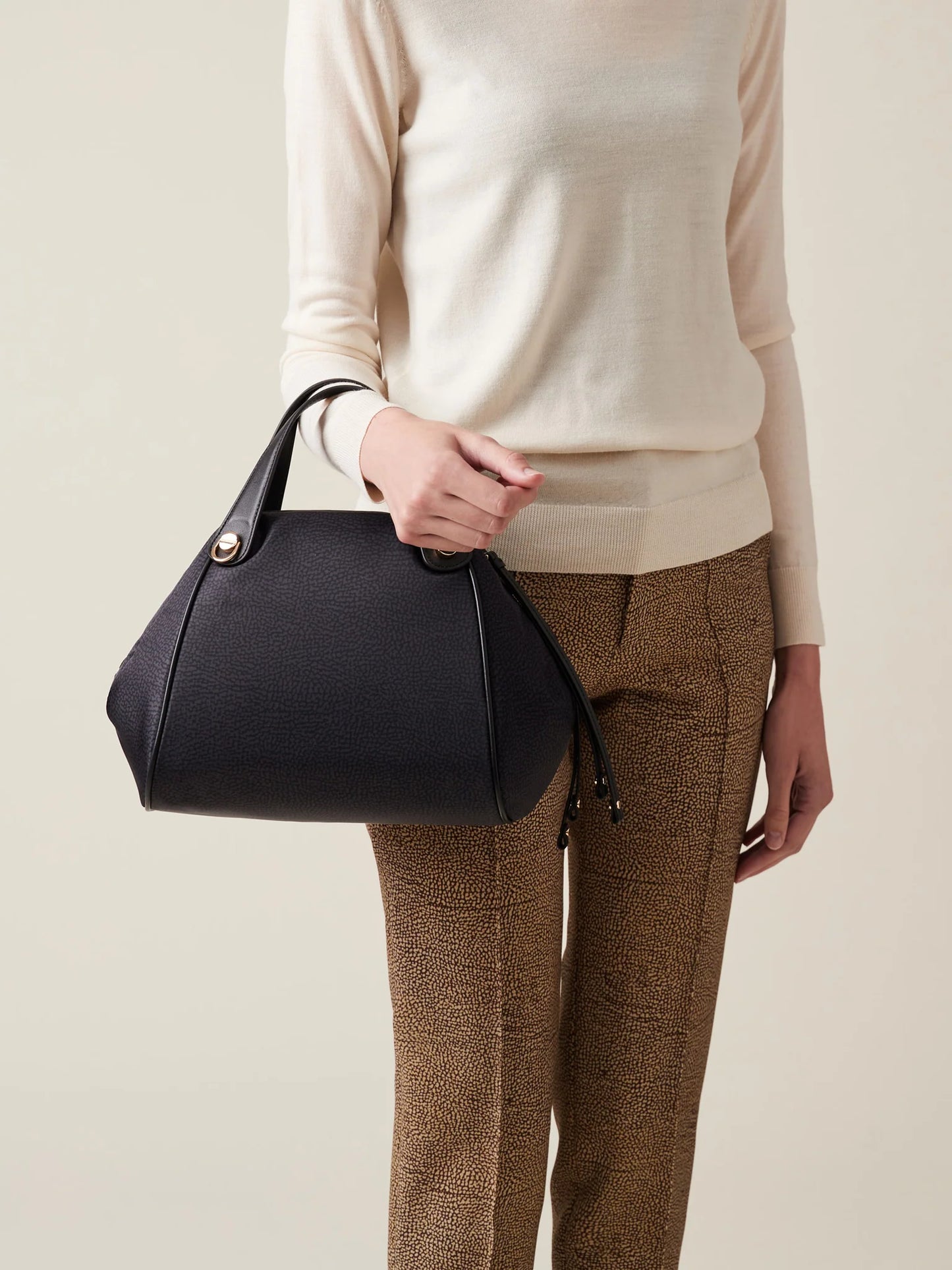 MARIE BAULETTO MEDIUM STAMPA OP Nero