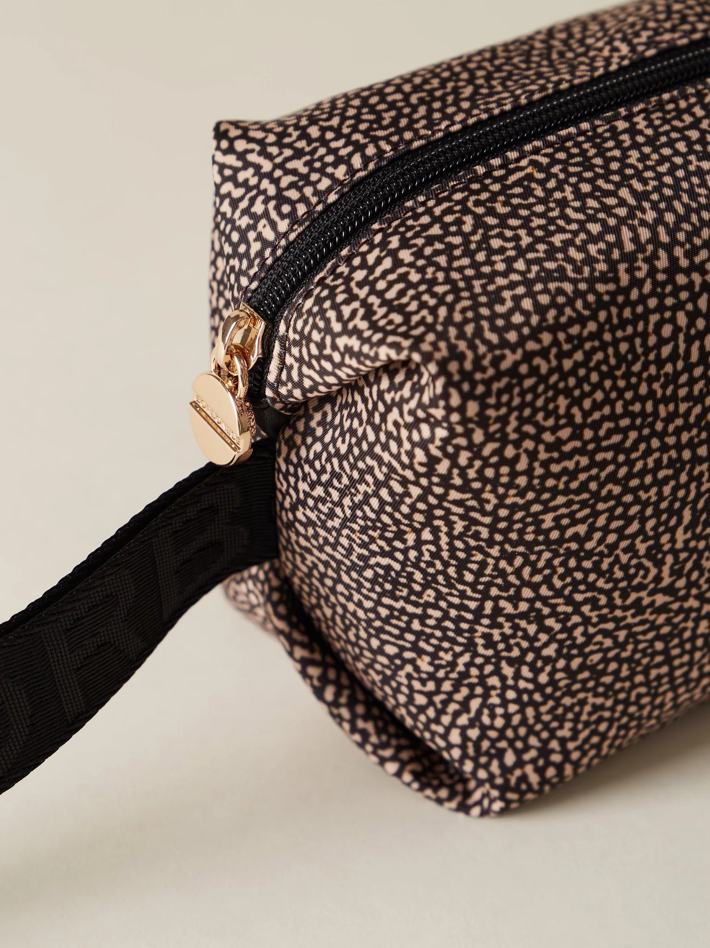 COSMETIC CASE SMALL Beauty di Tessuto Riciclato OP e Pelle