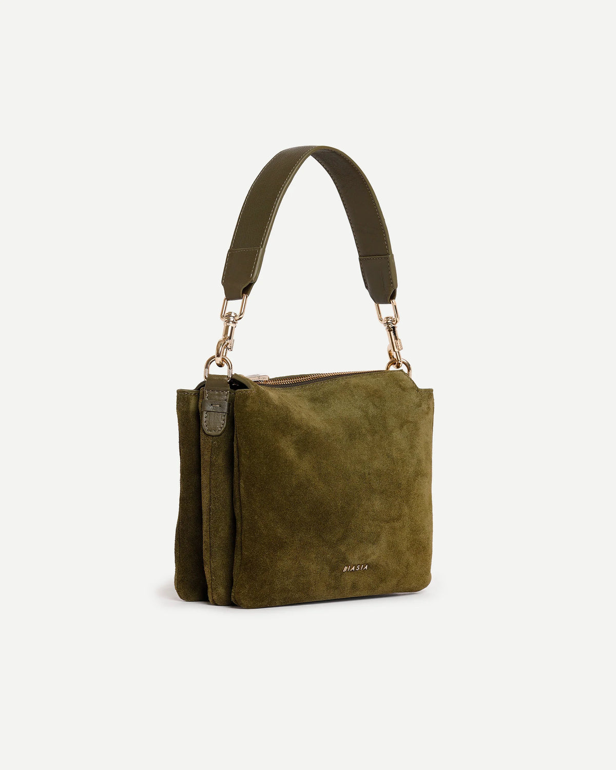 FEATHER SMALL  BORSA A MANO IN CAMOSCIO