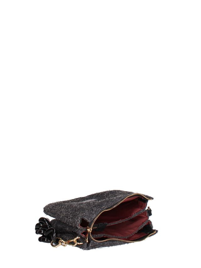 SHOULDER BAG SMALL CON TRE SCOMPARTI  PELLE